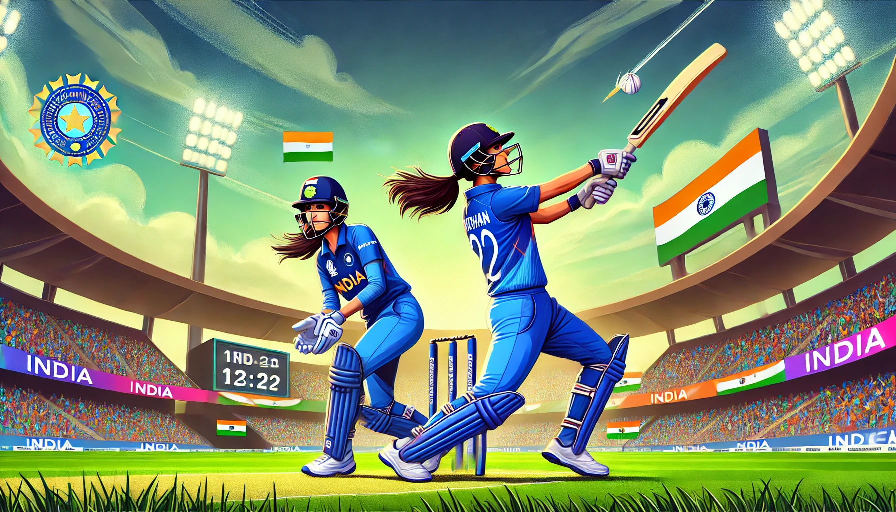 महिला वनडे मैच: मंधाना-प्रतीका रावल की शानदार साझेदारी