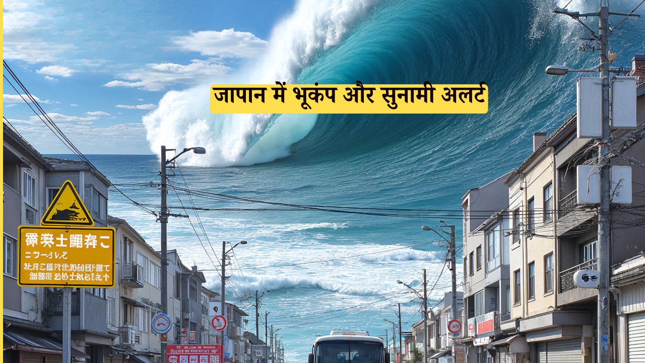 जापान में भूकंप और सुनामी अलर्ट जारी