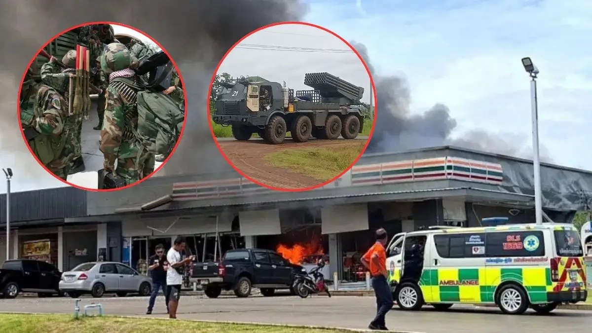 थाईलैंड-कंबोडिया सीमा पर खूनी संघर्ष: F-16 जेट तैनात, नागरिकों की मौत, सीमा बंद