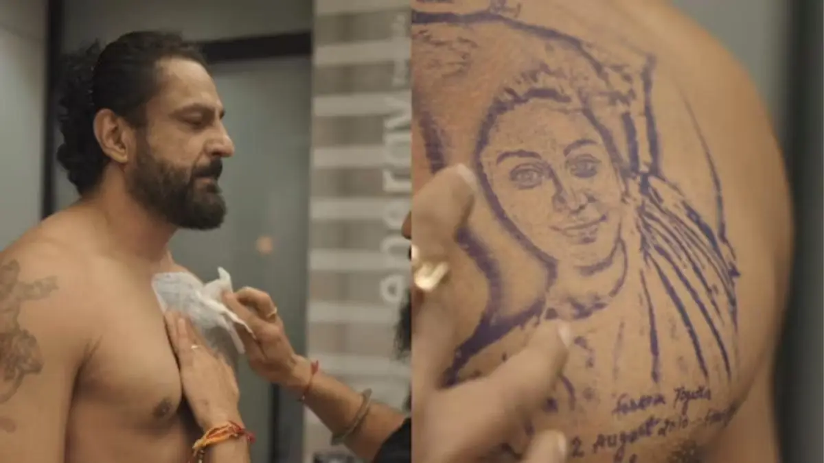 पराग त्यागी का न भूलने वाला गम: वाइफ शेफाली जरीवाला की याद में बनवाया सीने पर टैटू