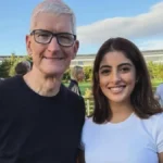 iPhone 17 लॉन्च से पहले Navya Nanda की Apple Park में Tim Cook से मुलाकात, सोशल मीडिया पर वायरल तस्वीरें