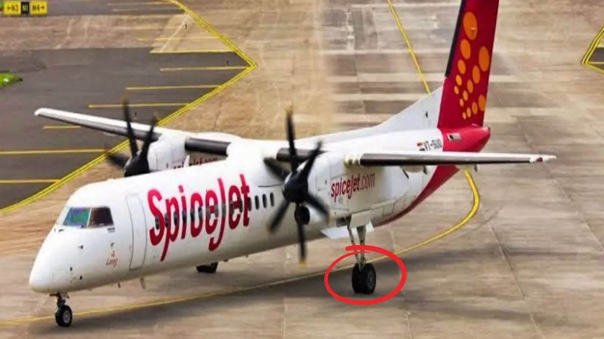 कांडला से उड़ान भरते ही SpiceJet विमान का टायर गिरा, मुंबई में इमरजेंसी लैंडिंग से टली बड़ी दुर्घटना