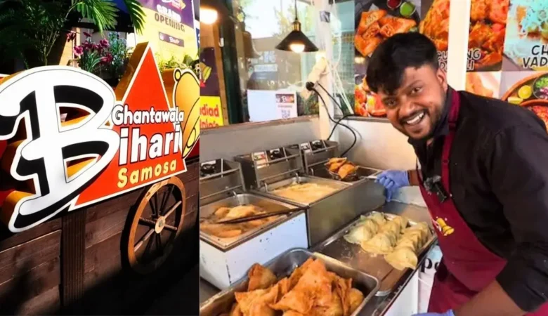 क्लिक करके चौंकिए: लंदन की सड़कों पर समोसा बेचता मैनेजर, ‘Bihari Ghantawala’ का स्टॉल हुआ सुपर वायरल! क्लिक करके चौंकिए: लंदन की सड़कों पर समोसा बेचता मैनेजर, ‘Bihari Ghantawala’ का स्टॉल हुआ सुपर वायरल!