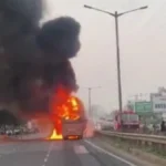 पुणे में खौफनाक हादसा: नवले ब्रिज के पास हाईवे पर भीषण आग, 8 की मौत, 20 से ज्यादा घायल