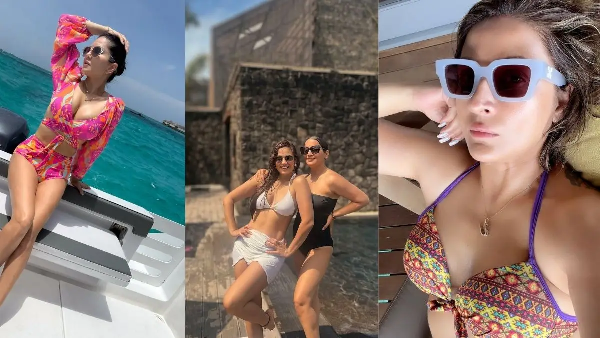 सर्दी-गर्मी कोई फर्क नहीं! इन सेलेब्स के Bikini लुक्स ने बढ़ाई छुट्टियों की गर्मी