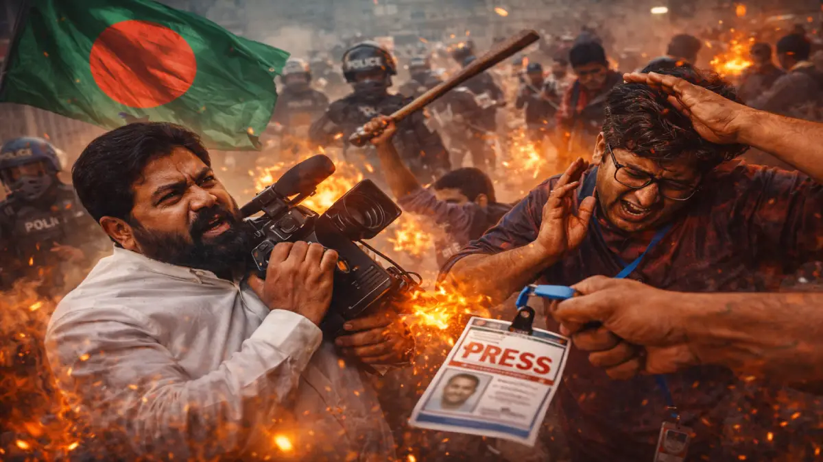 bangladesh-media-attack-protest-india-opposition-violence