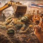hailand-cambodia-border-dispute-lord-vishnu-statue-demolition-viral-video