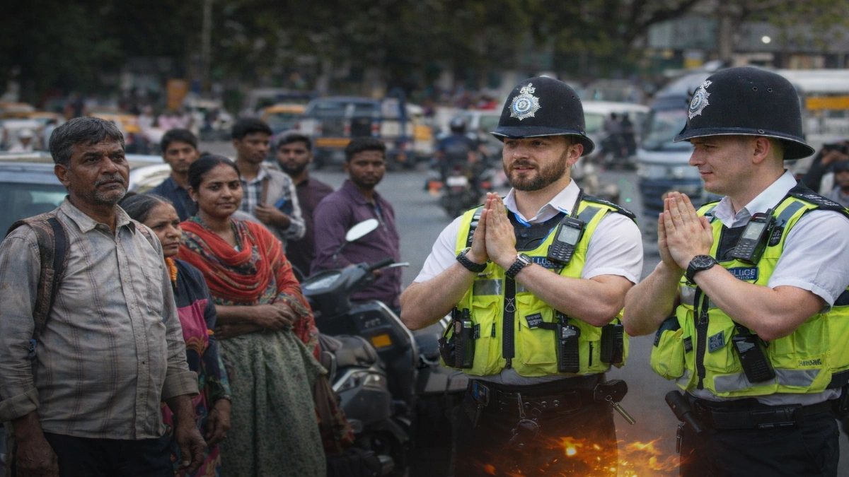 foreigners-manage-traffic-in-pune-pimpri-chinchwad-viral-video