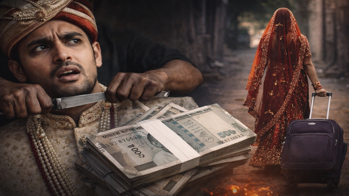 deoria-bride-blackmail-groom-nude-video-scam-lucknow-hyderabad