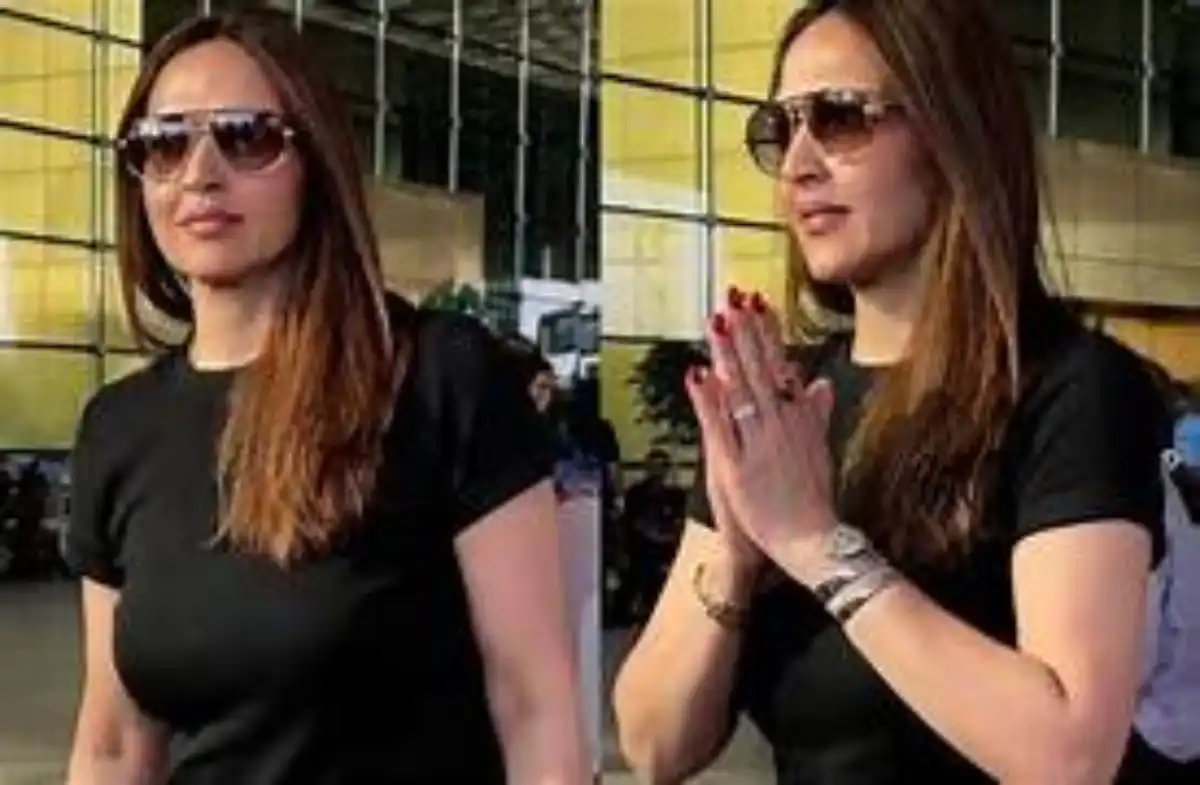 esha-deol-first-public-appearance-after-dharmendra-demise-video