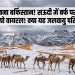 कुदरत का करिश्मा या तबाही की दस्तक? सऊदी अरब के तपते रेगिस्तान में बिछी बर्फ की सफेद चादर, 30 साल बाद दिखा ऐसा नजारा!
