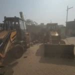 sambhal-buldozer-action-village-head-house-demolished-up-news