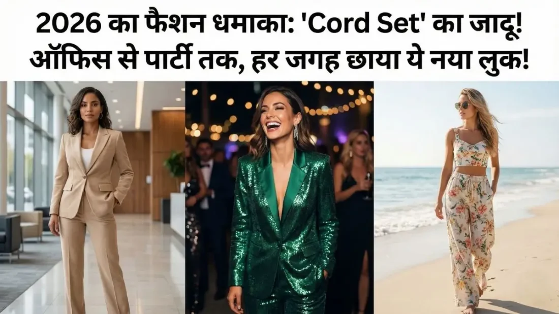Cord Set Dress for Women: 2026 का सबसे बड़ा फैशन धमाका, ऑफिस से लेकर पार्टी तक हर जगह छाया ये नया लुक!