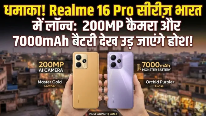 Realme 16 Pro सीरीज कल होगी लॉन्च, 200MP कैमरा और 7000mAh की 'राक्षसी' बैटरी देख उड़ जाएंगे होश!