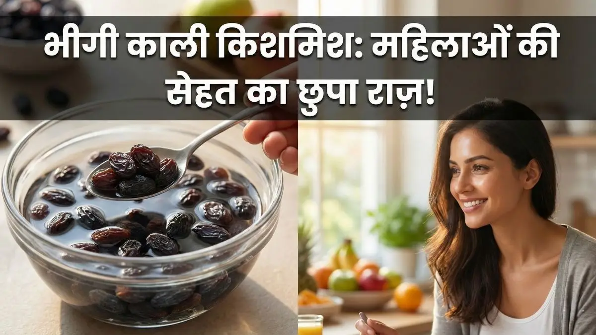 महिलाओं के लिए किसी वरदान से कम नहीं हैं भीगी हुई काली किशमिश, बस 1 मुट्ठी और ये 6 बीमारियां छू मंतर!
