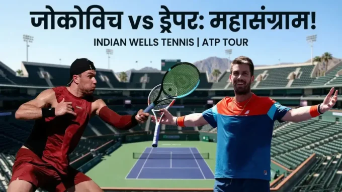 Djokovic vs Draper: इंडियन वेल्स में टेनिस का महामुकाबला