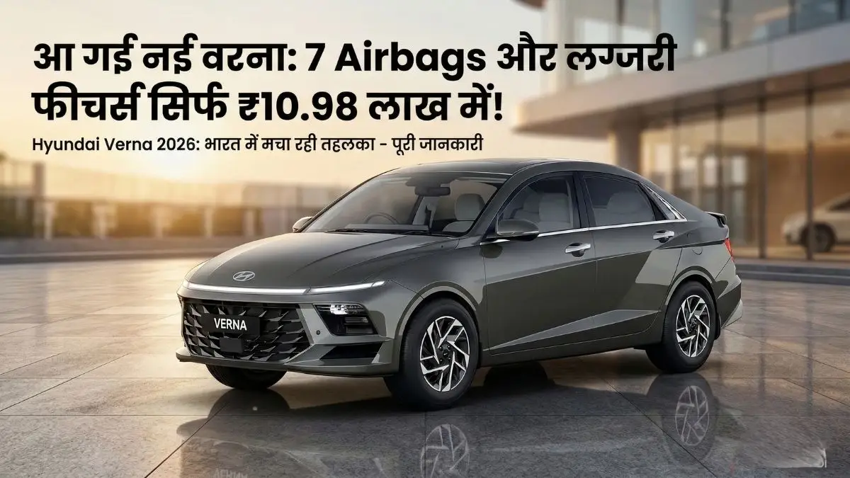 नई Hyundai Verna 2026 हुई लॉन्च, जानें कीमत और फीचर्स