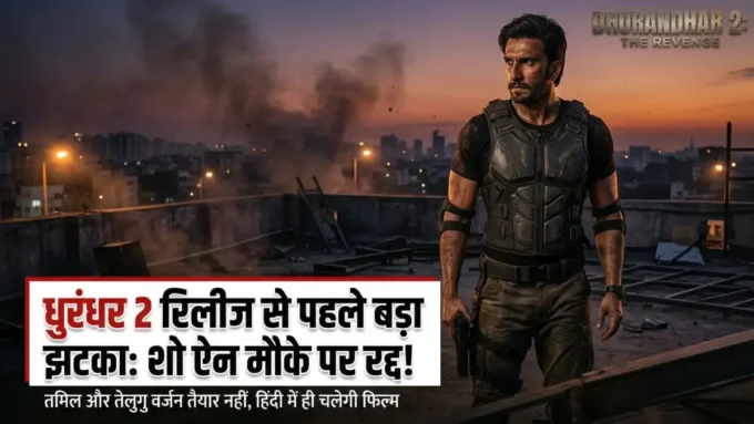 रणवीर सिंह की धुरंधर 2 के तमिल-तेलुगु शो हुए कैंसिल