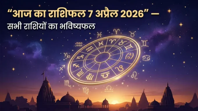 आज का राशिफल 7 अप्रैल 2026 — सभी 12 राशियों का दैनिक भविष्यफल हिंदी में