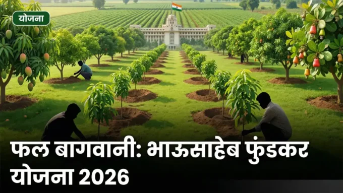 Bhausaheb Fundkar Falbag Lagvad Yojana 2026: फल बागवानी पर सब्सिडी और आवेदन प्रक्रिया Bhausaheb Fundkar Falbag Lagvad Yojana 2026 fruit plantation subsidy
