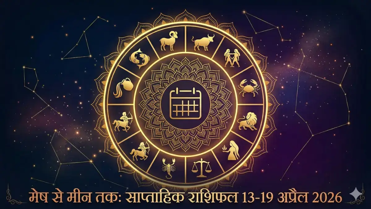 मेष से मीन तक: साप्ताहिक राशिफल 13-19 अप्रैल 2026