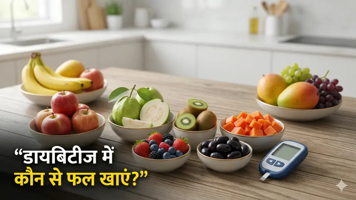 शुगर में कौन सा फल खाएं — डायबिटीज में सुरक्षित फलों की लिस्ट