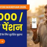 PM Shram Yogi Mandhan Yojana 2026 — असंगठित मजदूरों के लिए ₹3000 मासिक पेंशन योजना बैनर